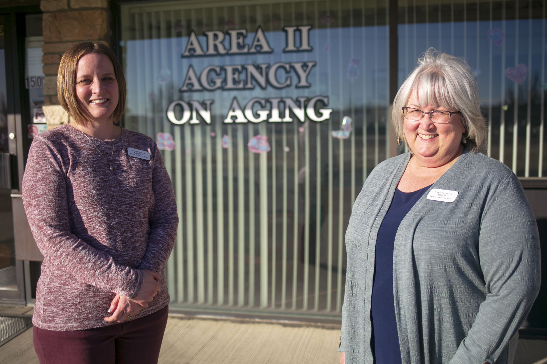 Rebecca Olson and Susie Goffena of the Veteran Directed Care program